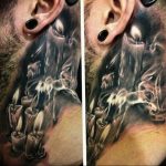 фото тату горящая свеча 20.03.2019 №012 - tattoo burning candle - tattoo-photo.ru