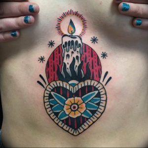 фото тату горящая свеча 20.03.2019 №109 - tattoo burning candle - tattoo-photo.ru