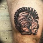 фото тату козерог 05.03.2019 №007 - photo tattoo ibex - tattoo-photo.ru