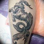 фото тату козерог 05.03.2019 №041 - photo tattoo ibex - tattoo-photo.ru