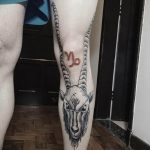 фото тату козерог 05.03.2019 №054 - photo tattoo ibex - tattoo-photo.ru
