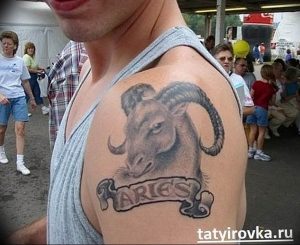 фото тату козерог 05.03.2019 №128 - photo tattoo ibex - tattoo-photo.ru