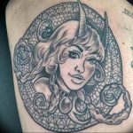 фото тату козерог 05.03.2019 №130 - photo tattoo ibex - tattoo-photo.ru