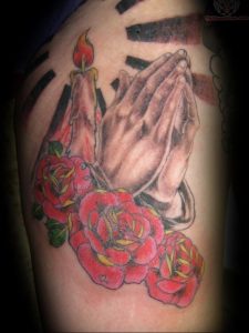фото тату на руке со свечей 20.03.2019 №047 - tattoo on the arm with a cand - tattoo-photo.ru