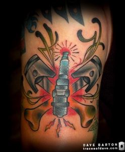 фото тату свеча зажигания 20.03.2019 №031 - tattoo spark plug - tattoo-photo.ru