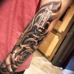 фото тату свеча на предплечье 20.03.2019 №023 - forearm candle tattoo - tattoo-photo.ru