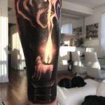 фото тату свеча на предплечье 20.03.2019 №029 - forearm candle tattoo - tattoo-photo.ru