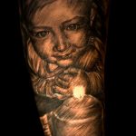 фото тату свеча на предплечье 20.03.2019 №061 - forearm candle tattoo - tattoo-photo.ru