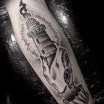 фото тату свечка 20.03.2019 №005 - tattoo candle - tattoo-photo.ru