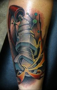 фото тату свечка 20.03.2019 №009 - tattoo candle - tattoo-photo.ru