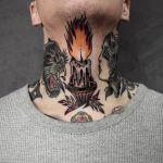 фото тату со свечой 20.03.2019 №036 - candle tattoo - tattoo-photo.ru