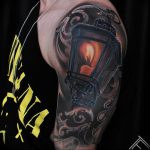 фото тату со свечой 20.03.2019 №133 - candle tattoo - tattoo-photo.ru