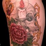 фото тату фонарь со свечой 20.03.2019 №081 - tattoo lantern with a candle - tattoo-photo.ru