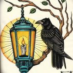 фото тату фонарь со свечой 20.03.2019 №109 - tattoo lantern with a candle - tattoo-photo.ru