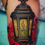 фото тату фонарь со свечой 20.03.2019 №113 - tattoo lantern with a candle - tattoo-photo.ru - tattoo-photo.ru
