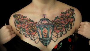 фото тату фонарь со свечой 20.03.2019 №118 - tattoo lantern with a candle - tattoo-photo.ru