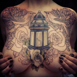 фото тату фонарь со свечой 20.03.2019 №128 - tattoo lantern with a candle - tattoo-photo.ru