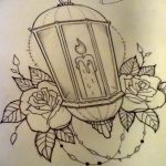 фото тату эскиз свеча 20.03.2019 №023 - tattoo sketch candle - tattoo-photo.ru