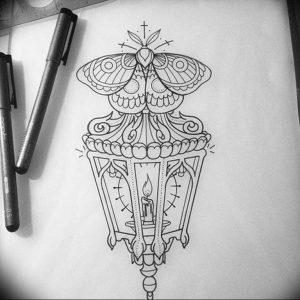 фото тату эскиз свеча 20.03.2019 №052 - tattoo sketch candle - tattoo-photo.ru