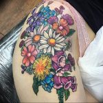Фото тату цветок колокольчики 15.04.2019 №038 - ideas flower bells tattoo - tattoo-photo.ru