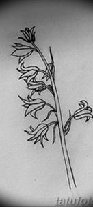 Фото тату цветок колокольчики 15.04.2019 №044 - ideas flower bells tattoo - tattoo-photo.ru