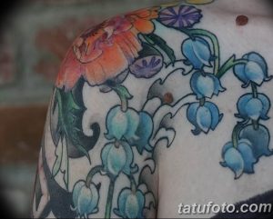 Фото тату цветок колокольчики 15.04.2019 №047 - ideas flower bells tattoo - tattoo-photo.ru