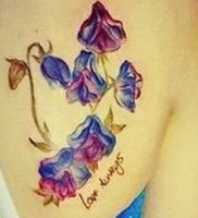 Фото тату цветок колокольчики 15.04.2019 №049 — ideas flower bells tattoo — tattoo-photo.ru