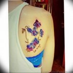 Фото тату цветок колокольчики 15.04.2019 №053 - ideas flower bells tattoo - tattoo-photo.ru