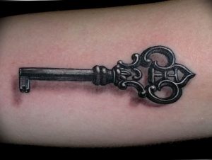 фото тату Ключ 03.05.2019 №281 - tattoo key - tattoo-photo.ru