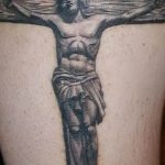 фото тату Распятие 01.05.2019 №005 - crucifix tattoo - tattoo-photo.ru