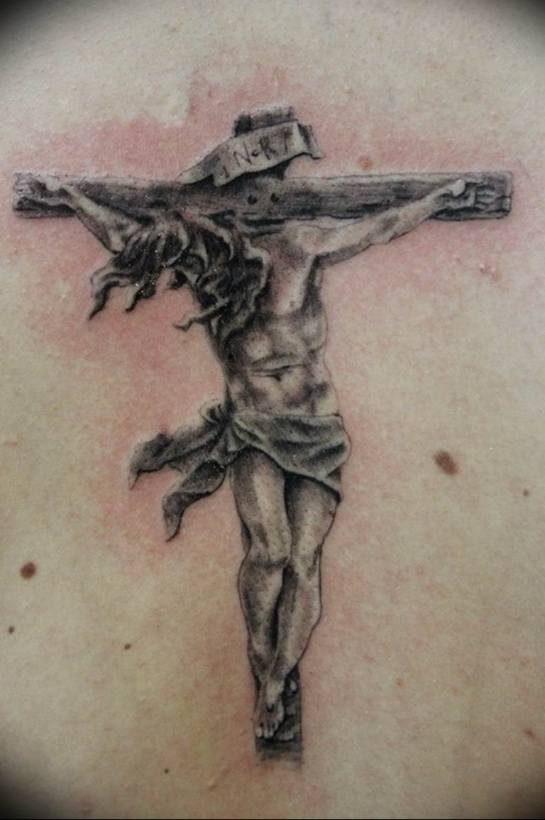 Татуировка Распятый Иисус