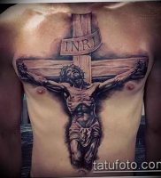 фото тату Распятие 01.05.2019 №048 — crucifix tattoo — tattoo-photo.ru
