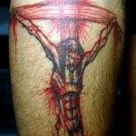 фото тату Распятие 01.05.2019 №069 - crucifix tattoo - tattoo-photo.ru