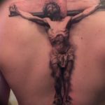 фото тату Распятие 01.05.2019 №078 - crucifix tattoo - tattoo-photo.ru