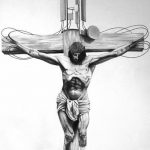 фото тату Распятие 01.05.2019 №079 - crucifix tattoo - tattoo-photo.ru