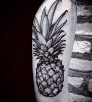 фото тату ананас 24.04.2019 №016 — tattoo pineapple — tattoo-photo.ru