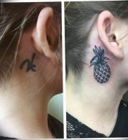 фото тату ананас 24.04.2019 №023 — tattoo pineapple — tattoo-photo.ru