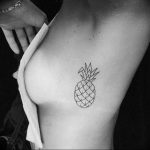 фото тату ананас 24.04.2019 №116 - tattoo pineapple - tattoo-photo.ru