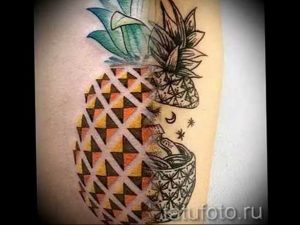 фото тату ананас 24.04.2019 №126 - tattoo pineapple - tattoo-photo.ru