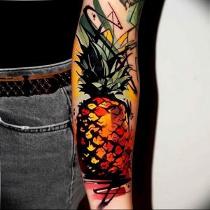 фото тату ананас 24.04.2019 №224 - tattoo pineapple - tattoo-photo.ru