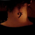 фото тату басовый ключ 01.05.2019 №152 - tattoo bass clef - tattoo-photo.ru