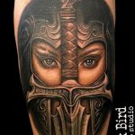 фото тату воин женщина амазонка 17.04.2019 №006 - tattoo woman warrior - tattoo-photo.ru
