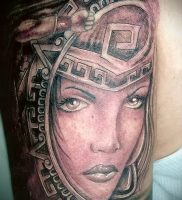 фото тату воин женщина амазонка 17.04.2019 №033 — tattoo woman warrior — tattoo-photo.ru