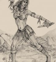 фото тату воин женщина амазонка 17.04.2019 №037 — tattoo woman warrior — tattoo-photo.ru