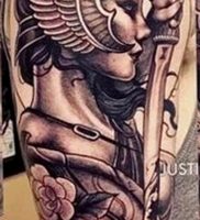 фото тату воин женщина амазонка 17.04.2019 №040 — tattoo woman warrior — tattoo-photo.ru