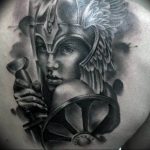 фото тату воин женщина амазонка 17.04.2019 №065 - tattoo woman warrior - tattoo-photo.ru