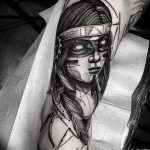 фото тату воин женщина амазонка 17.04.2019 №079 - tattoo woman warrior - tattoo-photo.ru