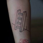 фото тату лестница 15.04.2019 №104 - tattoo ladder - tattoo-photo.ru