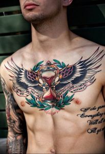фото тату обереги на груди 03.04.2019 №017 - tattoo amulets on chest - tattoo-photo.ru