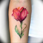 фото тату тюльпан 06.04.2019 №054 - tattoo tulip - tattoo-photo.ru